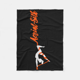 Womens Cool Aerial Silks Dancer Aerialist Air Yoga Fleece Blanket