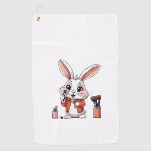 Womens Cool Beautician Aesthetician Beauty Makeup  Golf Towel