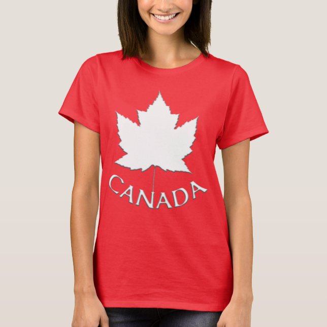 Women's Cool Canada Shirt Retro Canada T-shirt (Front)