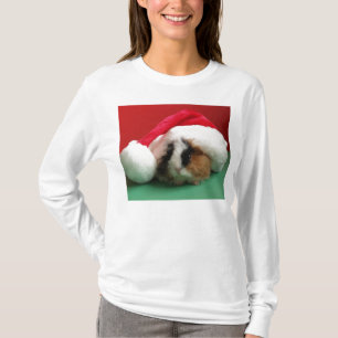Womens Cool Christmas Guinea Pig T-Shirt