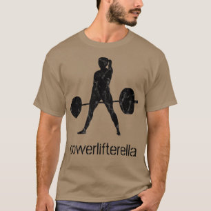 Womens Cool DeadliftDay Powerlift Retro Gym Workou T-Shirt