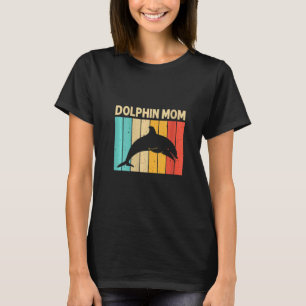 Womens Cool Dolphin For Mum Mother Dolphins Beluga T-Shirt