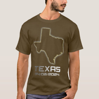 Womens Cool exas America Astronomy otal Solar Ecli T-Shirt