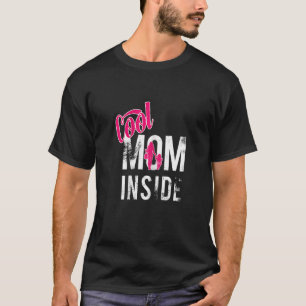 Womens Cool Mum Inside Vintage Retro Mother's Day T-Shirt