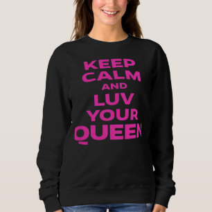 Womens Cool Statement Partnership Valentine's Day  Sweatshirt