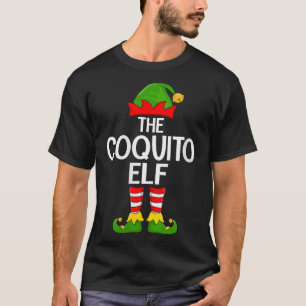 Womens Coquito Elf Xmas Matching Family Elf Squad T-Shirt