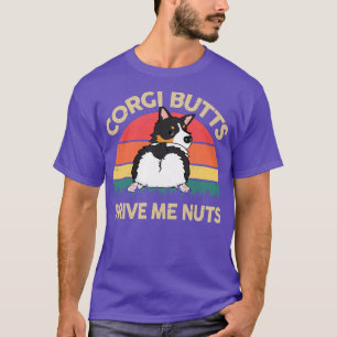Womens Corgi   Corgi Butts Drive Me Nuts  Tri Corg T-Shirt