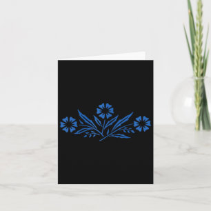 Womens Cornflower Blue  Card