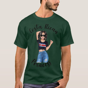 Womens Costa Rico Princess Womens Costa Rican Wome T-Shirt
