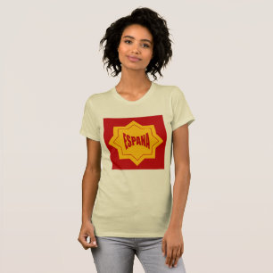 Women's Cream Jersey T-shirt Design ESPANA
