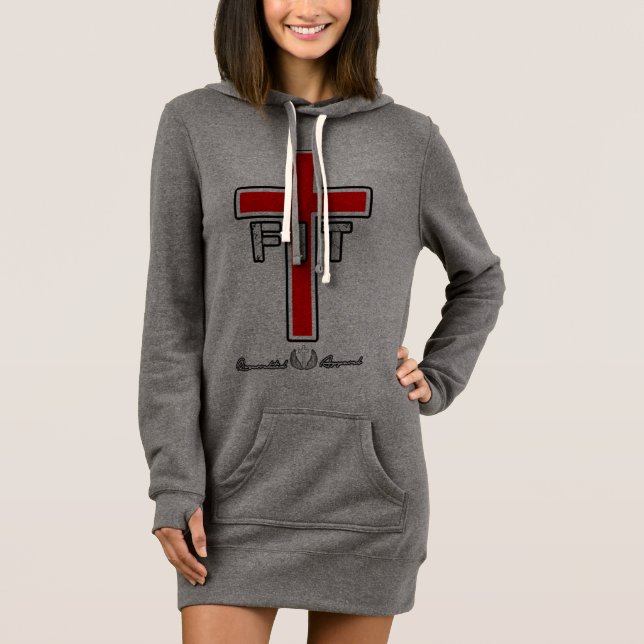 Women's CrossFit Hoodie Dress (Front)