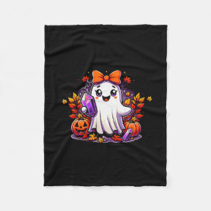 Womens Crystals Halloween Ghost Trendy Soky Bats N Fleece Blanket