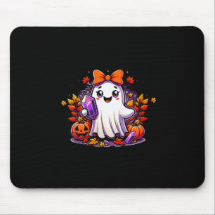Womens Crystals Halloween Ghost Trendy Soky Bats N Mouse Pad