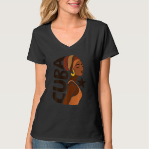Womens Cuba Havanna Cuban Caribbean Souvenir Ethni T-Shirt