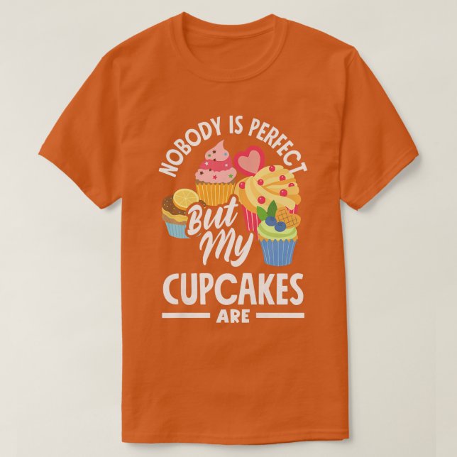 Womens Cupcake Lover Cupcake Baking   T-Shirt (Design Front)