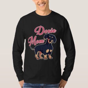 Womens Cute Dachshund I Doxie Mum T-Shirt