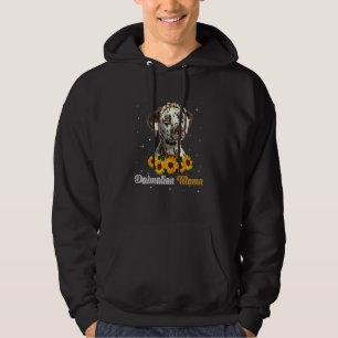 Womens Cute Dalmatian Mama Dog Mum Dog Mothers Da Hoodie