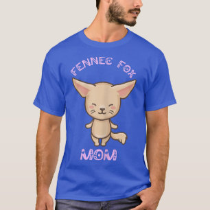 Womens Cute Fennec Fox Smallest Mum Mother Ears Fo T-Shirt