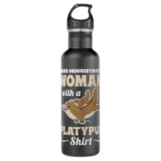 Womens Cute Platypus Monotreme Design for a Platyp 710 Ml Water Bottle