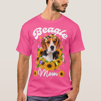 Womens Cute Somali Cat Mum Sunflower Mother's Day  T-Shirt