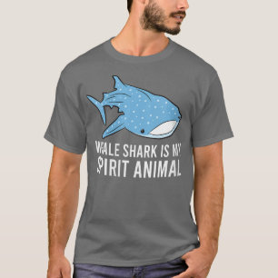 Womens Cute Whale Shark Is My Spirit Animal Funny T-Shirt