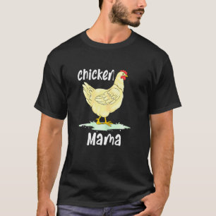 Womens Cute Women Girl Chicken Mum Design T-Shirt