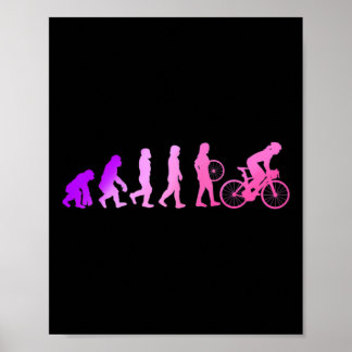 Womens Cycling Lover Gift For Girls Bike Tour Bicy Poster
