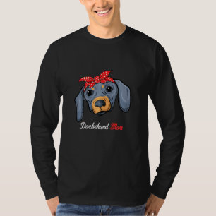 Womens Dachshund Mum - Cute Weiner Dog Love Female T-Shirt
