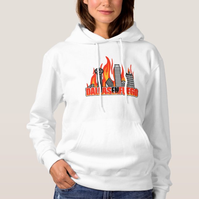 Women's Dallas En Fuego Hoodie (Front)