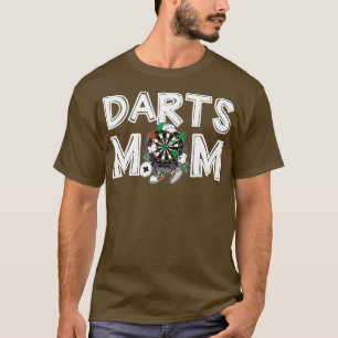 Womens Darts Mum Darting Mummy Mothers Day Gift T-Shirt