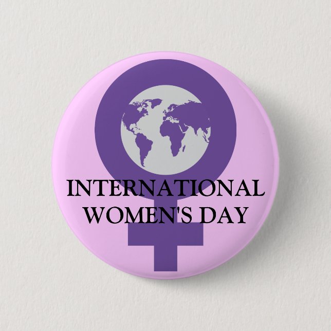 Women's Day Button (Front)