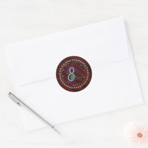 Women's Day Classic Round Sticker