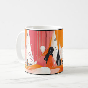 Women's Day, combining elements of minimalism. Coffee Mug