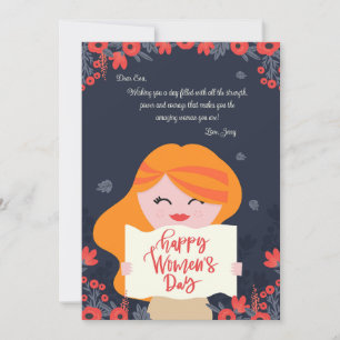 Women's Day Cutie Greeting Card