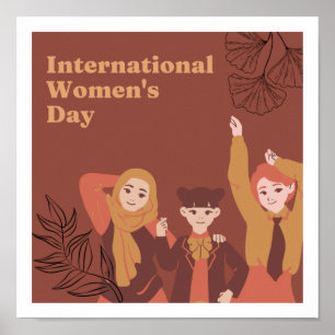 Women's day Theme cute Design Poster