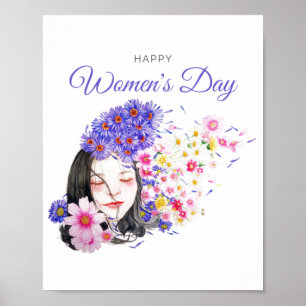 Women's day Theme cute Design Poster
