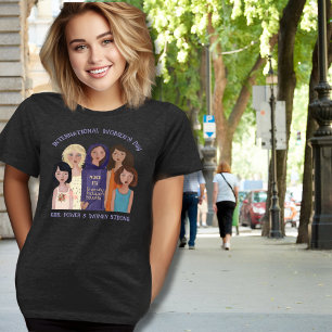 Women's Day   Women Portraits Dark Tri-Blend Shirt