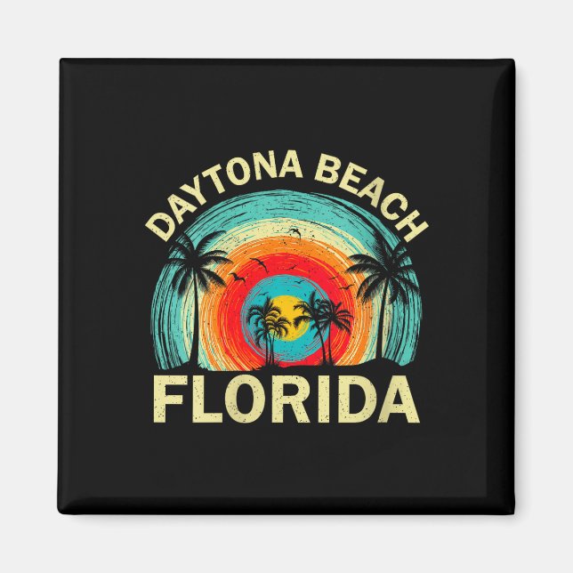 Women's daytona beach florida retro summer magnet (Front)