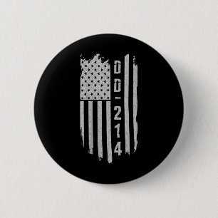 Womens Dd-214 Military Veteran Gifts V-neck 6 Cm Round Badge