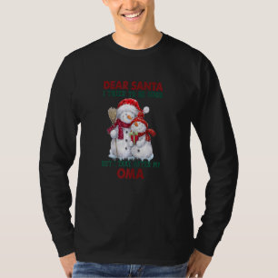 Womens Dear Santa, I Tried Tobe Good But Take Afte T-Shirt