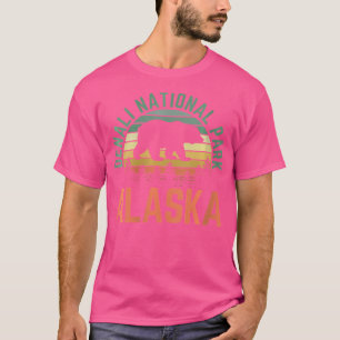 Womens Denali National Park Alaska Bear Hiking Nat T-Shirt