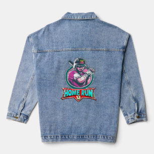 Women's Denim Jacket Jean Jacket Colourful Design