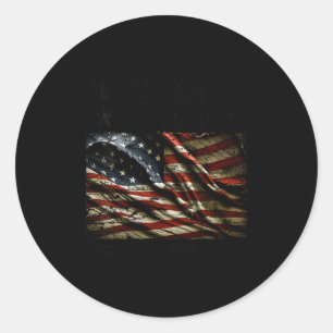 Womens Department Of War Usa Camouflage Flag Depar Classic Round Sticker