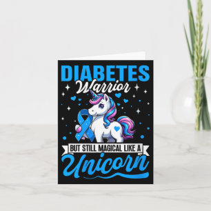 Womens Diabetes Warrior But Still Magical Like A U Card