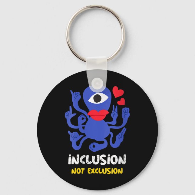 Womens Disability Awareness Day Handicap Disabled  Key Ring (Front)