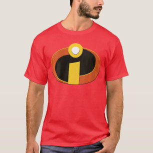 Womens Disney Piar Incredibles Chest Logo Costume  T-Shirt