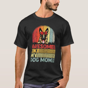 Womens Distressed German Shepherd Awesome Like My T-Shirt