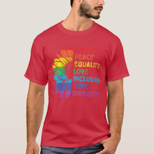 Womens Diversity Inclusion Equality Human Rights R T-Shirt