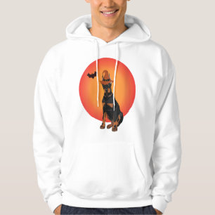 Womens Doberman Dog Halloween Gift Puppy and Hoodie