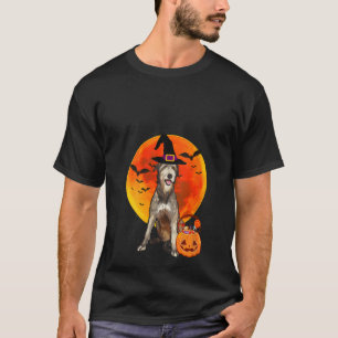 Womens Dog Halloween Irish Wolfhound Jack O Lanter T-Shirt